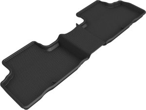 Genesis Gv80 Floor Mats - Rear - 3D MAXpider - Kagu - Black - `21-`24